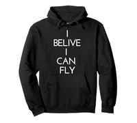 Regalo inspirador para emprendedores con la frase «Creo que puedo volar» Sudadera con Capucha