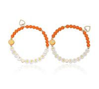 Regalo JAperol, 2 pulseras Aperol y 2 tarjetas de cumpleaños Aperol con sobre, pegatinas para decoración, pulsera naranja, para novia, colega, familia