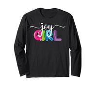 Regalo Joy Girl para Mujeres y niñas Felices, Linda Felicidad Manga Larga