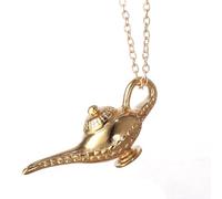 Hao Wu Xuan regalo Joyería de moda DIY Cuento de hadas Aladdin Lámpara mágica Colgante Colgante Collar Bombilla Faro Collar Para Hombres Mujeres