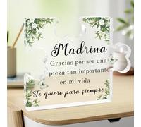 Regalo Madrina Cumpleaños Regalo Cumpleaños para Madrina Puzzle Acrílico Regalos Regalito Madrinas Regalos Navidad Madrinas Ideas Obsequio Bautizo Presente para Una Madrinas