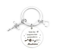 Regalo Madrinas Regalos Para Madrinas Regalo Madrinas Tia Regalo Madrina Cumpleaños Regalos De Agradecimiento Madrina Regalo Madrina Llaveros Regalo Dia De La Madre Y Mujeres Regalo Madrina Navidad
