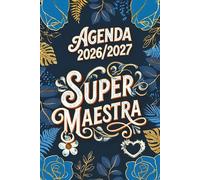 Regalo maestra fine anno: Agenda maestre 2026/2027 | Elegante diario settimanale : 2 pagine = 1 settimana | Insegnante elementari nido asilo.
