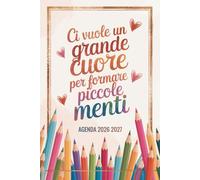 REGALO MAESTRA FINE ANNO: Agenda Settimanale 2026 2027 Per Insegnante | Regali Maestre Asilo Elementare Primaria