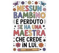 Regalo Maestra Fine anno: Taccuino appunti (A5) | Idee regali originale 100 pagine