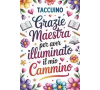 Regalo Maestra Fine anno: Taccuino appunti (A5) | Idee regali originale 100 pagine
