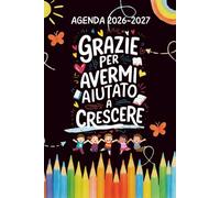Regalo Maestre Fine Anno: Agenda Maestra 2026 2027 , Planner settimanale e mensile