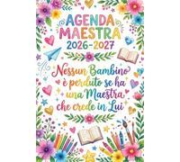 Regalo Maestre Fine Anno: Agenda maestra 2026/2027 settimanale