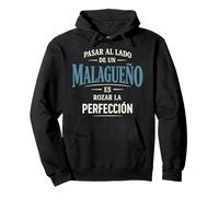 Regalo Malagueño Es Rozar La Perfección Màlaga Divertido Sudadera con Capucha