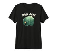 Regalo Mama Bear In The Woods Mother Regalo para mamá Camiseta Premium