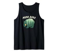 Regalo Mama Bear In The Woods Mother Regalo para mamá Camiseta sin Mangas