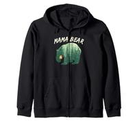 Regalo Mama Bear In The Woods Mother Regalo para mamá Sudadera con Capucha
