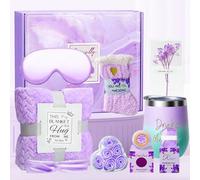 Regalo Mujer Cumpleaños, Regalos Originales para Mujer con Manta Sofa, Relajación Regalo Set para Amiga, Hermana,Mamá, Esposa, San Valentín, Navidad, Día de la Madre