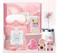 Regalo Mujer Cumpleaños, Regalos Originales para Mujer con Manta Sofa, Relajación Regalo Set para Amiga, Hermana,Mamá, Esposa, San Valentín, Navidad, Día de la Madre