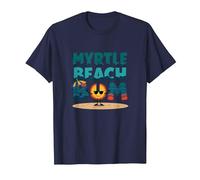 Regalo Myrtle Beach Bum Vacation Sun Fun para Amantes de la Playa Camiseta, Hombre, Azul Marino, XL