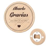 Regalo Navidad Abuelo Dia Del Padre Ideas Regalo Día De Los Abuelos Originales Regalo Cumpleaños Hombre Abrebotellas De Madera Abridor De Vino Cerveza Aniversario Regalos Jubilacion Del Nieta Nieto