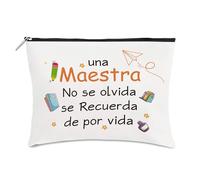 Regalo Navidad Profesora,Regalos para Maestras De Infantil,Regalo Maestra,Regalo Maestra Infantil,Regalos para Maestras,Regalo Maestra Primaria,Gracias Profe,Bolsa de Maquillaje Profe