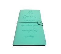 Regalo Navidad y Amigo Invisible para Mujeres y Adolescentes - Cuaderno de Viaje Recargable | Diario Personal Motivacional con Frase Inspiradora | Libreta Premium Tipo Midori | Tapa Cuero PU