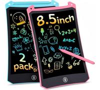 Regalo Niña 2 3 4 5 6 7 8 Años,PINKCAT 2 Pack Tableta Gráfica 8,5 Pulgadas Juegos de Viaje Juguetes Niños Pizarra Magica Viaje Tableta de Escritura Digital Electrónica Borrable Tablet para Dibujar