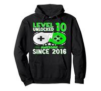Regalo Nino 10 Anos Level 10 Unlocked 2016 10 Year Old Gift Sudadera con Capucha