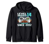 Regalo Nino 14 Anos Level 14 Unlocked 2012 14 Year Old Gift Sudadera con Capucha