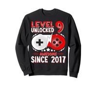 Regalo Nino 9 Anos Level 9 Unlocked 2017 9 Year Old Gift Sudadera