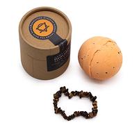 Regalo novedoso de una bomba de baño mandarina y naranja con pulsera de gema de ojo de tigre en el interior