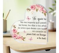 Regalo Novia Placa Acrílica Regalos Para Mi Mujer Cumpleaños Regalo Original Para Tu Novia Navidad Regalos Para Ella Presentes Mujer Cumpleaños Obsequios Reyes San Valentin Presentes