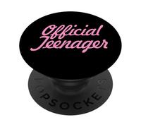 Regalo oficial de 13 cumpleaños para adolescentes que cumplen trece años PopSockets PopGrip Adhesivo