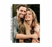 Regalo Original Cuaderno ecológico personalizado con foto o texto para el colegio o el trabajo 15,2 cm x 21,5 cm
