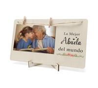 Regalo Original para Abuela - Portafotos y Marcos de Fotos Originales para Navidad, Cumpleaños y Abuelos Primerizos