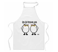 Regalo original y divertido. Delantal No me toques los huevos