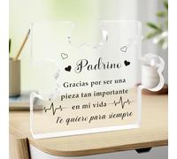 Regalo Padrino Cumpleaños Regalo Padrinos Bautizo Acrílica Puzzle Decoración Regalos para Padrinos De Bautizo Regalo Padrino Bautismo Regalo para Padrino Cumpleaños Regalo Navidad Padrino
