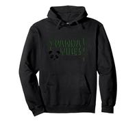 Regalo Panda Vibes Bamboo Forest Zen para Amantes de los Animales Sudadera con Capucha, Unisex para Adultos, Negro, XXL