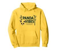 Regalo Panda Vibes Bamboo Forest Zen para Amantes de los Animales Sudadera con Capucha, Unisex para Adultos, Limón, S