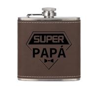 Regalo Papa-Petaca Personalizada,Rainsar Petacas de Alcohol de Acero Inoxidable,Portátil petaca whisky para Escalada,Camping,Senderismo,Viajes,Regalo Padre Cumpleaños,Regalos Originales para Papa