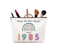 Regalo para 40 cumpleaños, 40 cumpleaños mujer mujer bolsa de maquillaje, 40 regalos para mujeres ideas de regalo de cumpleaños, 1985-03, 1985-03