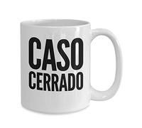 Regalo para abogado abogada caso cerrado taza de café tazas en español