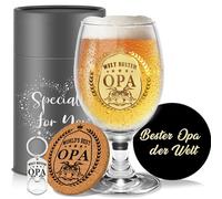 Regalo para Abuelo: Vasos de Cerveza, Set de 5 Unidades - Ideal para Día del Padre, Cumpleaños, Navidad y Pascua - Regalos para Hombres