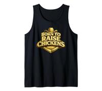 Regalo para Amante de Las gallinas Born to Raise Cheickens Camiseta sin Mangas