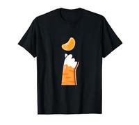 Regalo para amantes de Kpop, gatito, gato, pata, corazón, mandarina, naranja Camiseta