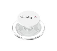 Regalo para Amantes de la Ciencia del corazón de química PopSockets PopGrip para MagSafe
