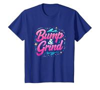 Regalo para Amantes de la música Retro de los años 90 R&B Bump & Grind Camiseta, Niños, Azul Real, 10 años