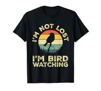 Regalo para amantes de las aves con texto en inglés "I'm Not Lost I'm Bird Watching Birdwatching Camiseta