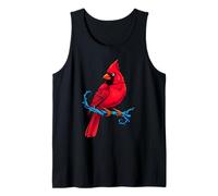 Regalo para Amantes de los pájaros cardenales Rojos para Mujeres, Hombres, niños y niñas Camiseta sin Mangas