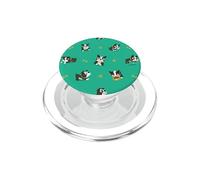 Regalo para Amantes de los Perros con patrón de Boston Terrier para mamá dueña de Mascotas PopSockets PopGrip para MagSafe