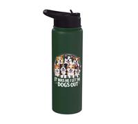 Regalo para amantes de los perros - It was Me I let the Dogs Out - Funny Dog Stainless Steel Insulated Water Bottle