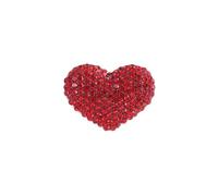 Regalo para el día de San Valentín: Broches con forma de corazón de gran amor, pin de solapa con flecha de Cupido, pin de corazón rojo para el día de la madre, Zinc, No es una piedra preciosa