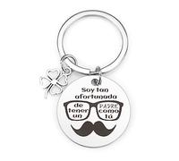 Regalo para el Día del Padre - Llavero para Papá con Cumpleaños