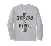Regalo para el Día del Padre My Step-Dad is My Real Dad Manga Larga